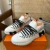 HM Flex lace-up sneakers Knitted and calfskin sneakers