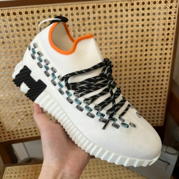 HM Flex lace-up sneakers Knitted and calfskin sneakers