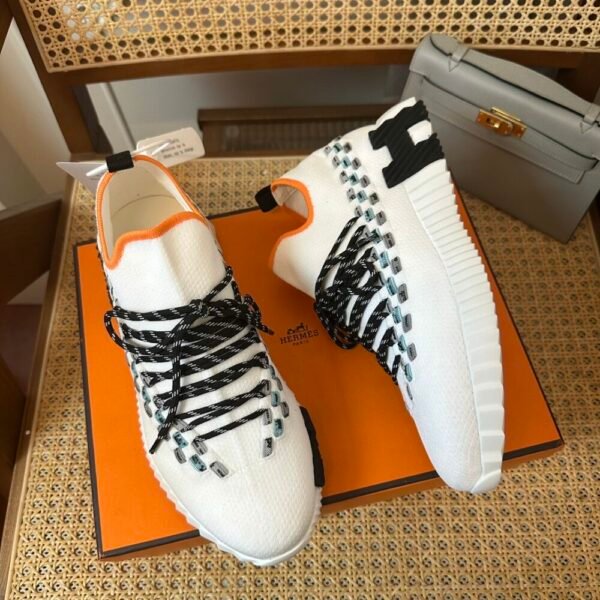 HM Flex lace-up sneakers Knitted and calfskin sneakers