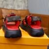 Lv slippers for couples, all-leather slippers