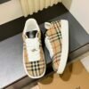 BURBER BOX series thick-soled men's casual sports shoes, trendy sneakers and bread shoes