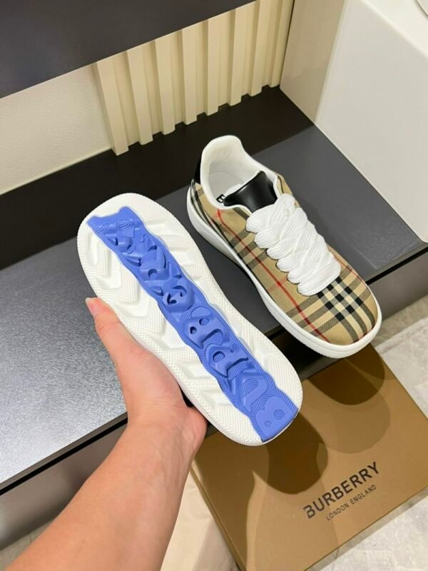 BURBER BOX series thick-soled men's casual sports shoes, trendy sneakers and bread shoes