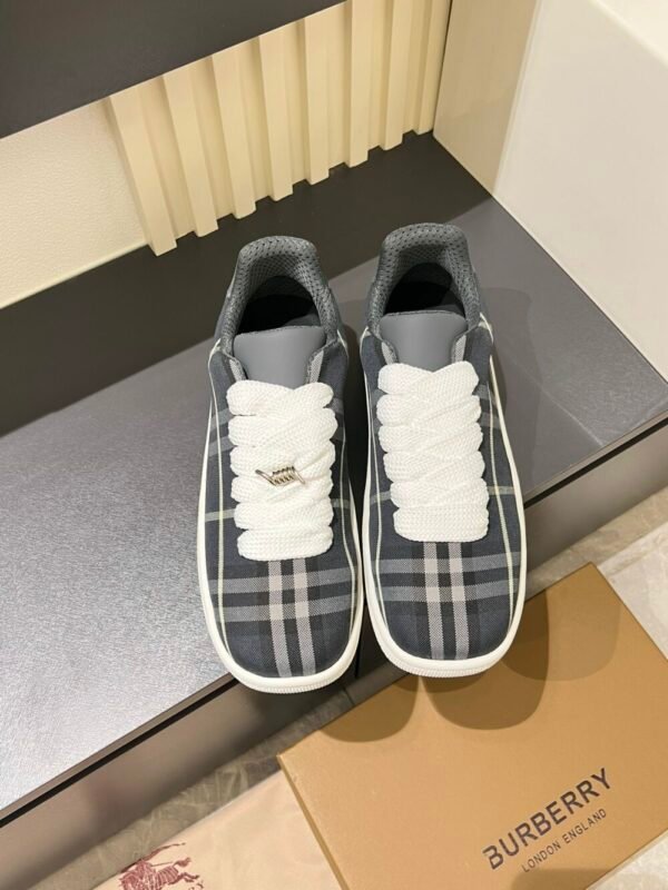BURBER BOX series thick-soled men's casual sports shoes, trendy sneakers and bread shoes