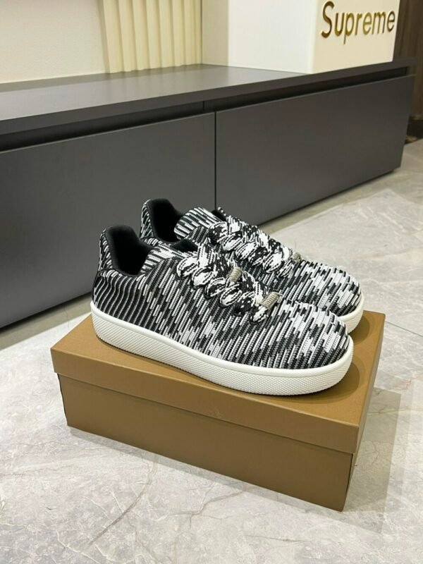 BURBER BOX series thick-soled men's casual sports shoes, trendy sneakers and bread shoes