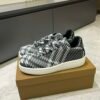 BURBER BOX series thick-soled men's casual sports shoes, trendy sneakers and bread shoes