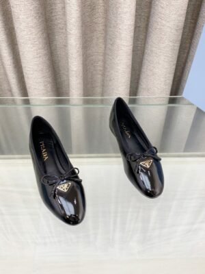 PRD 25ss Mesh Fabric Ballet Flats Fishnet Mary Jane Ballet Flats