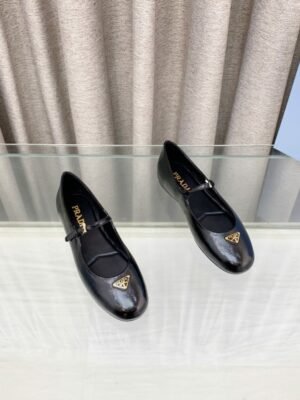 PRD 25ss Mesh Fabric Ballet Flats Fishnet Mary Jane Ballet Flats