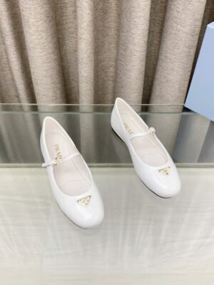 PRD 25ss Mesh Fabric Ballet Flats Fishnet Mary Jane Ballet Flats