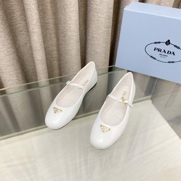 PRD 25ss Mesh Fabric Ballet Flats Fishnet Mary Jane Ballet Flats