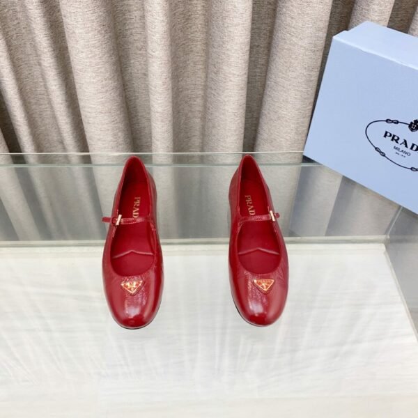 PRD 25ss Mesh Fabric Ballet Flats Fishnet Mary Jane Ballet Flats