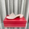 Rene Caovilla Fashionable Versatile Rhinestones Chunky Heel Sandals