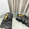 GIVE-Y high heel pleated boots Shark Lock series high heels