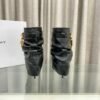GIVE-Y high heel pleated boots Shark Lock series high heels