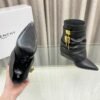 GIVE-Y high heel pleated boots Shark Lock series high heels