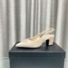 CHL 25ss pointed flat shoes and slippers Thick toe high heels