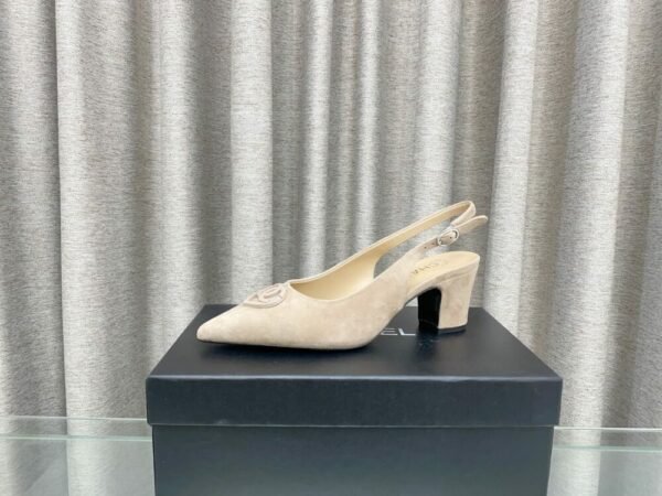 CHL 25ss pointed flat shoes and slippers Thick toe high heels