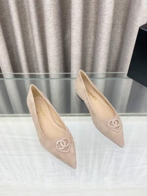 CHL 25ss pointed flat shoes and slippers Thick toe high heels