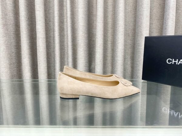 CHL 25ss pointed flat shoes and slippers Thick toe high heels