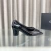 CHL 25ss pointed flat shoes and slippers Thick toe high heels