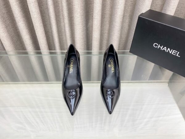 CHL 25ss pointed flat shoes and slippers Thick toe high heels