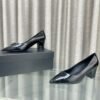 CHL 25ss pointed flat shoes and slippers Thick toe high heels