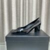 CHL 25ss pointed flat shoes and slippers Thick toe high heels
