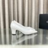 CHL 25ss pointed flat shoes and slippers Thick toe high heels