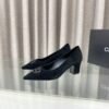 CHL 25ss pointed flat shoes and slippers Thick toe high heels