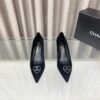 CHL 25ss pointed flat shoes and slippers Thick toe high heels