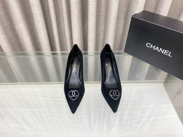 CHL 25ss pointed flat shoes and slippers Thick toe high heels