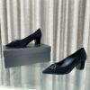 CHL 25ss pointed flat shoes and slippers Thick toe high heels