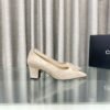 CHL 25ss pointed flat shoes and slippers Thick toe high heels