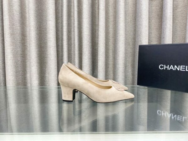 CHL 25ss pointed flat shoes and slippers Thick toe high heels