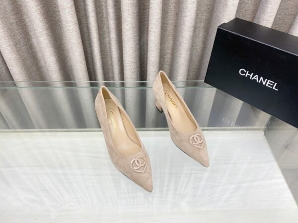 CHL 25ss pointed flat shoes and slippers Thick toe high heels