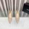 CHL 25ss pointed flat shoes and slippers Thick toe high heels