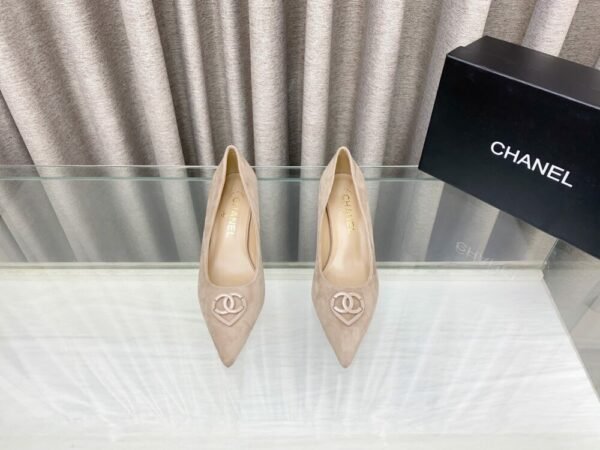 CHL 25ss pointed flat shoes and slippers Thick toe high heels