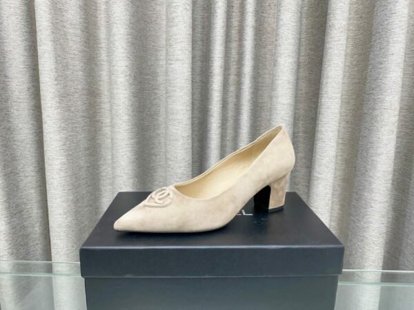 CHL 25ss pointed flat shoes and slippers Thick toe high heels