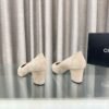 CHL 25ss pointed flat shoes and slippers Thick toe high heels