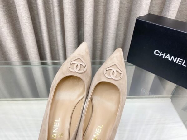 CHL 25ss pointed flat shoes and slippers Thick toe high heels