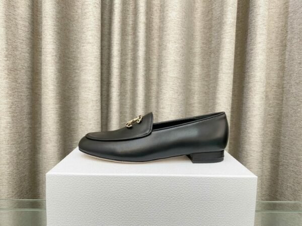 CHL 25Fw rhinestone double C half slippers/loafers