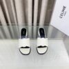 Cel**e Arc de Triomphe 25ss closed toe half-slip mule slippers