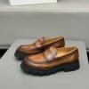 McQu 25ss Men's Derby Leather Shoes