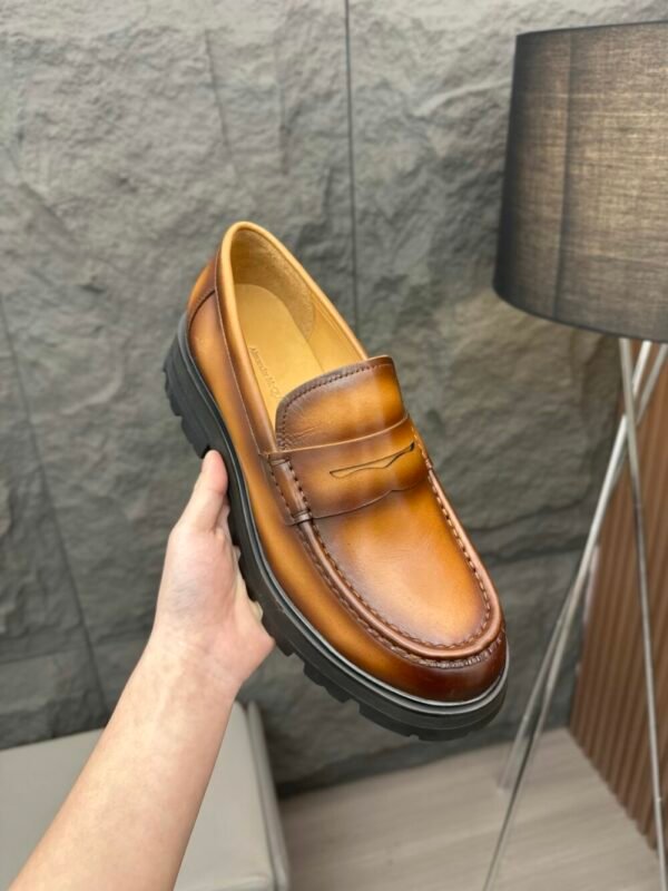 McQu 25ss Men's Derby Leather Shoes