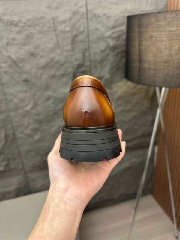 McQu 25ss Men's Derby Leather Shoes