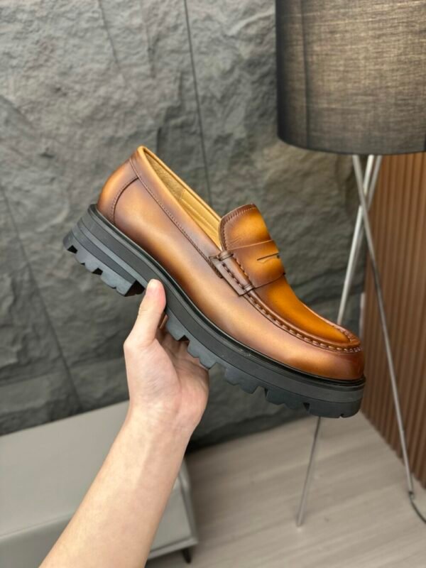 McQu 25ss Men's Derby Leather Shoes