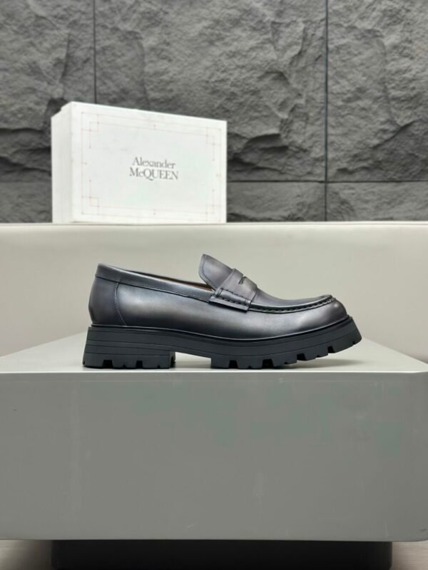 McQu 25ss Men's Derby Leather Shoes