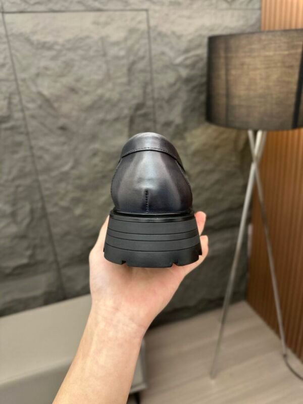 McQu 25ss Men's Derby Leather Shoes