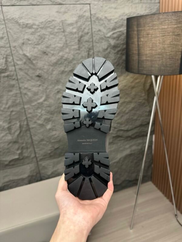 McQu 25ss Men's Derby Leather Shoes