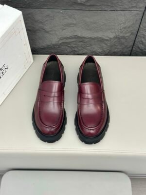 McQu 25ss Men's Derby Leather Shoes