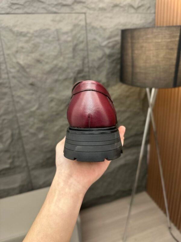 McQu 25ss Men's Derby Leather Shoes